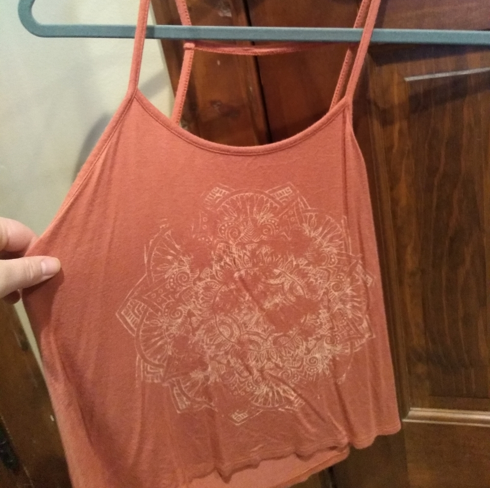 Orange Pool house Tank Top
